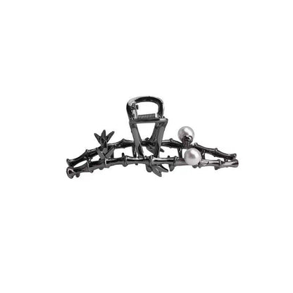 Metal Hollow Out Circle Love Heart Star Big Shark Clip for Women Girl Daily Jewelry Autumn Winter Headdress